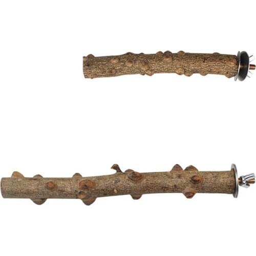 Bird Cage Perch Cockatiel Parakeet Claw Grinding Toys Bird Supplies Accessories Pet Products Home Parrot Standing Wood Stick