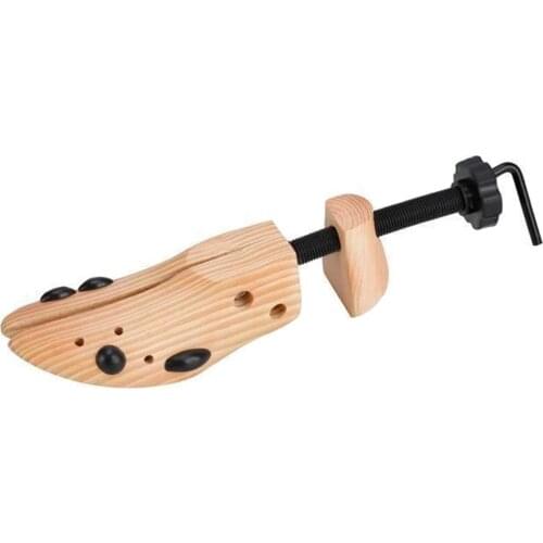 Hot Selling Durable Anti-rust Adjustable Smooth Wooden Shoe Stretcher for Men Women Household -B5