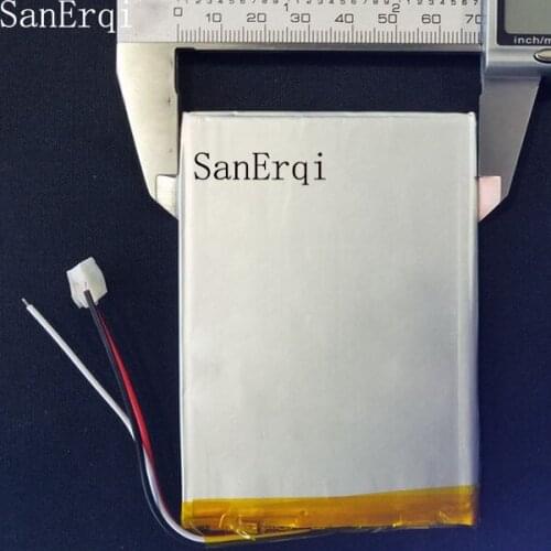 SanErqi 3 Lines 3070100 lithium Li ion polymer 3000mah battery Newman A73HD built-in battery For toys MP4 MP5 E-boo