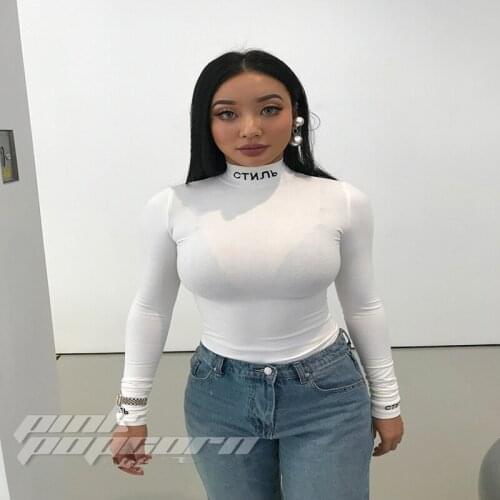 LNEOWN Women's Turtleneck Bodysuit