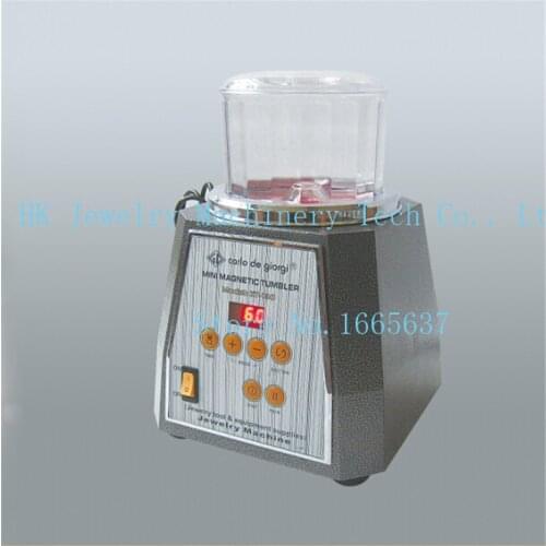 Kt186s Jewelry Lapidary Machine Magnetic tumbler Polishing machine capacity 400g