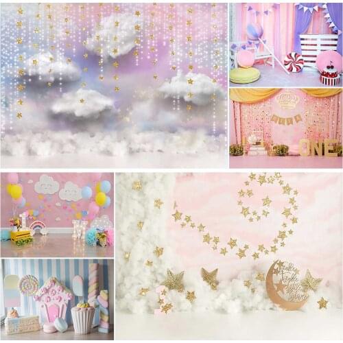 Cake Smash newborn baby birthday background for photography studio 1st birthday children birthday portrait photo backdrop studio