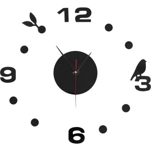 SimpleDigitsdiy wall clock modern design Sticker Set 3D mirror wall clock Acrylic Decal Home Living Room Removable Decoration