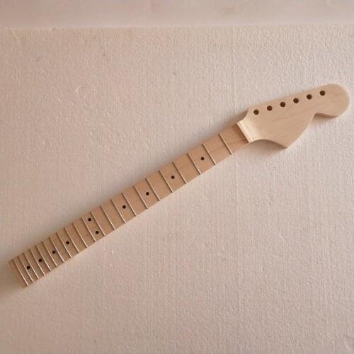 1pcs Unfinished big headstock Canada Maple 22 Fret Guitar Neck parts for ST style