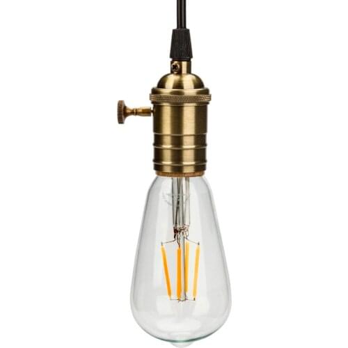 E27 Lamp Holder Aluminum Pendant Light LED Edison Filament Bulb Base 120V 220V & Vintage decor Lamp for home room Screw Socket