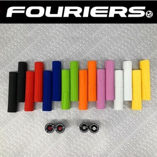 FOURIERS MTB Cycling Bicycle Grips Ultra comfortable silicone material Mountain bike grip
