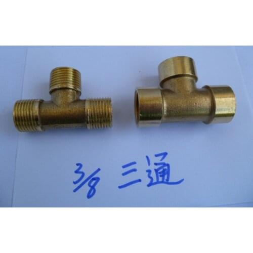 Vidric Copper 3 points inner wire copper tee 3/8" inner teeth copper tee water pipe copper tee joint pipe branch