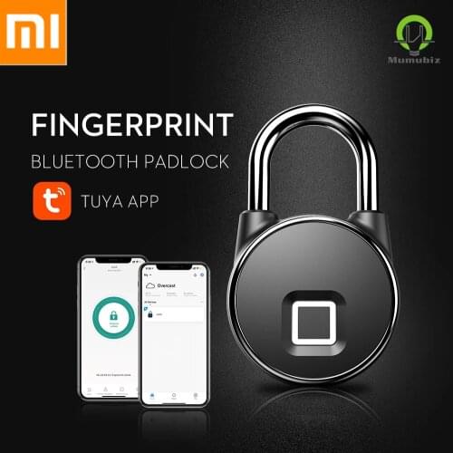 Xiaomi Rechargeable Bluetooth Fingerprint Lock Smart Life APP Share Control to Family Members Waterproof IP66 Smart Lock