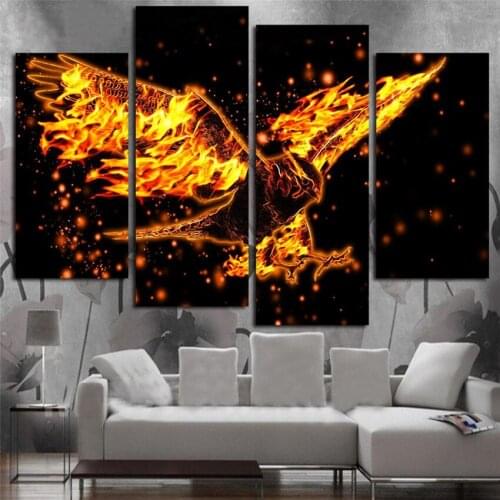 Unframe Eagle Canvas Painting Hot Sale Animal Painting On Canvas Cuadros Decoracion 2017 Wall Picture For Home Decoration