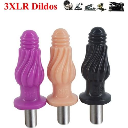 Y37 Entry Level Sex Machine Attachment 3XLR Accessories Dildos Suction Cup Sex Love Machine Products For Women For Man