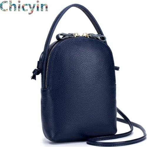 High Quality Small Bag Women Wallet Crossbody Bag Cow Leather Purse Coin Cell Phone Mini Pouch Card Holder Shoulder Wallet Bag