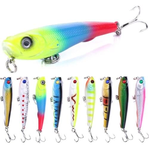 1pc Pencil Lure Fishing Bait 67mm 6.7g pesca Artificial Minnow Hard Bait Floating Top water Surface Fishing Tackle