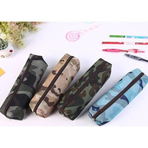 500pcs Cute Kawaii Canvas Pencil Case High Capacity Pen Bags Cute Pencil Bags For Gift NO460