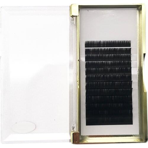 12 Line Classic Matte Lashes Extension Eyelash Soft Natural C CC D DD Curl Bloom Individual Lash Extension Makeup