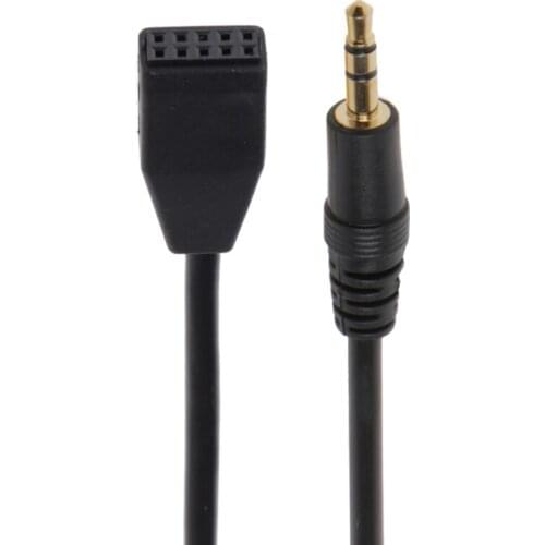 3.5mm Car AUX Input Cable Audio Male Jack Music Adapter For Iphone BMW E46 Wholesale Drop Ship