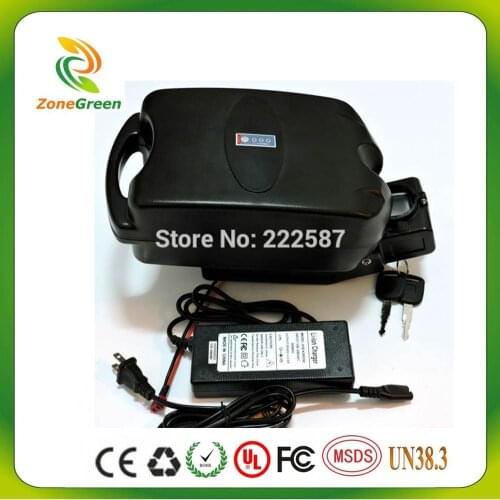 SWORDS FOX 24v Electric bike battery 24V 15AH for frog case Li-ion Battery for 250W 350W motor with Case,BMS and US/EU Charger