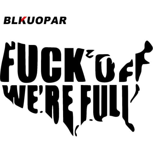 BLKUOPAR for Mudflap Car Stickers Sunscreen Fashionable Decals Air Conditioner Waterproof Campervan Helmet Decor Car Styling