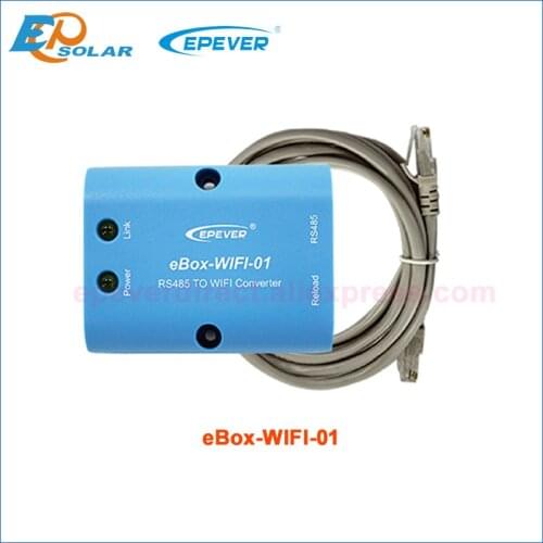 EBox-WIFI-01,RS485 to WIFI converter for epsolar epever solar controller LS-B VS-BN Tracer-BN Tracer-A series wifi eLOG01