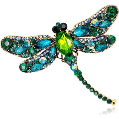 European and American retro brooch corsage pin large scarves buckle animal brooch hot explosion models Crystal from Swarovskis