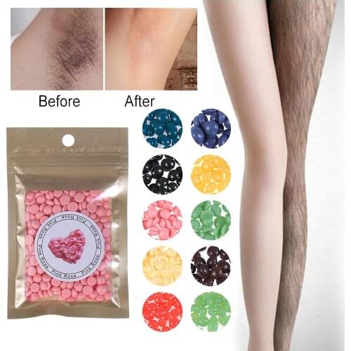 Hot Film Wax Bead Hair Removal Wax Depilatory Painless Removing Film Hard Wax Beans Unwanted Hairs in Body Depilatory Wax