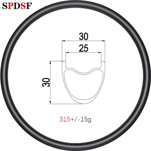 SPDSF 29er 315g SUPER LIGHT MTB XC Trail 30mm wide disc clincher tubeless carbon rims 30mm deep 29in cross country carbon wheels