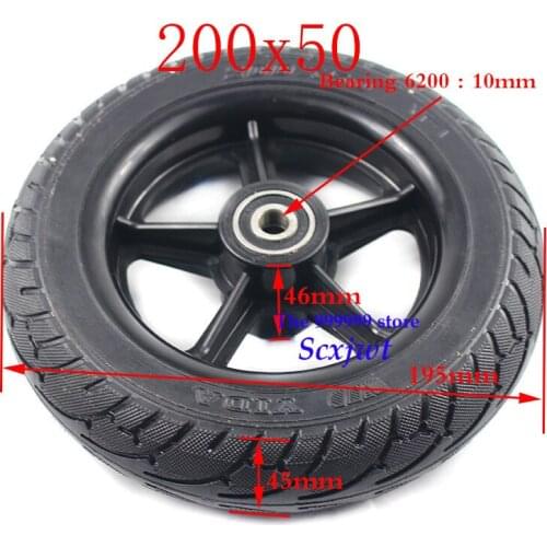 2PCS 6.5 inch Hubs and tyres wheel for Electric Scooter Smart Folding Electric Longboard Hoverboard