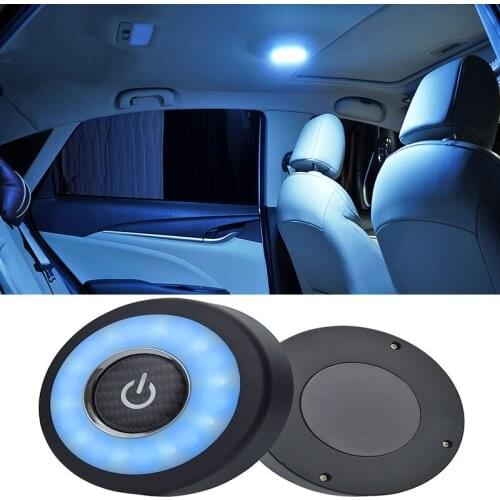 Car Strong Magnetic LED Reading Lamp Household Car Lighting Interior Car Ceiling Lamp Accessories
