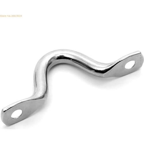 T8WF Universal Boat Parts 304 Stainless Steel Arch Handle Handrail Saddle Clip