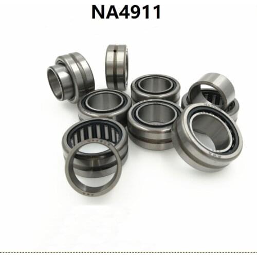 10pcs NA4911 Heavy duty Needle roller Bearing 55x80x25 mm with inner ring 55*80*25mm high quality