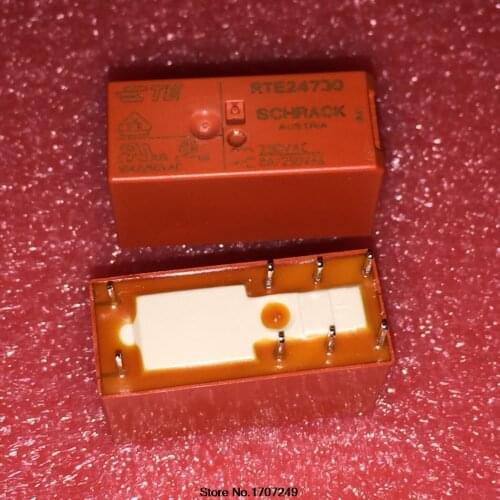 100% new original relay 50pcs/lot RTE24730 8A/8PIN/230VAC