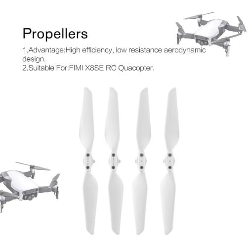2 Pairs Propellers CW CCW Replacement Props Quick-Release Paddle Propeller Suitable For FIMI X8SE RC Quacopter