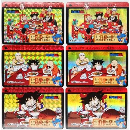 3pcs/set Dragon Ball Z Eat GT Super Saiyan Heroes Battle Card Ultra Goku Game Collection Cards