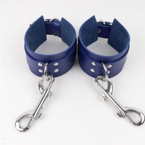 Bdsm Bondage Restraint Handcuffs for Couples PU Leather Ankle Cuff SM Adult Bondage 18+ Sex Toys Adjustable Erotic Accessories