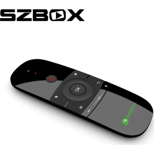 2.4GHz Wireless Mini Fly Air Mouse English Keyboard Android Remote Controller Rechargeable Keyboard for Smart TV Box PC