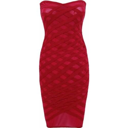 Red Summer Dresses Cutseber China