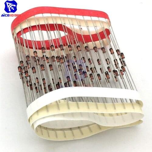 Diymore 100PCS/Lot 1N4148 Switching Diode 100V 200mA Hole DO-35