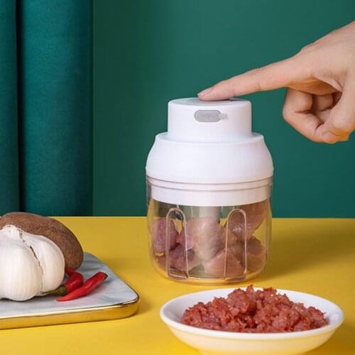 Electric Mini USB Wireless Garlic Masher Vegetable Grinder Portable Meat Grinder Electric food Garlic Machine kitchen Tools