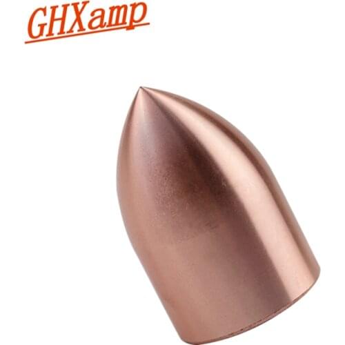 GHXAMP 39MM*24.5MM Speaker bullet dust cap Loudspeaker PP Cap All Aluminum Dust Cover DIY Accessories 1Pcs
