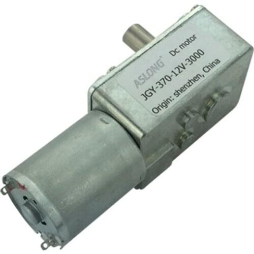 JGY370-3000 DC turbo worm gear motor motor Self-locking motor 6V 2RPM 12V 2RPM 24V 1RPM