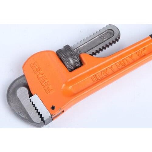 Pipe Wrench Heavy Duty Pipe Wrench Plumbing Water Pump Monkey Pipe Wrench for Gas Tank Repair Household Plumbing Durable
