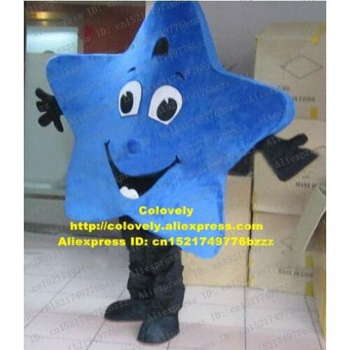Smart Blue Starfish Sea Star Star Vitas Asterastrstar Stelleroid Asteroidia Mascot Costume Black Hands Shoes No.4990 FS