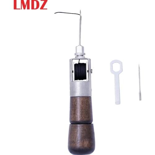 LMDZ Hand Sewing Machine Leather Sewing Tool Leather Waxed Thread for Leather Craft Edge Stitching Belt Strips Shoemaker Tools