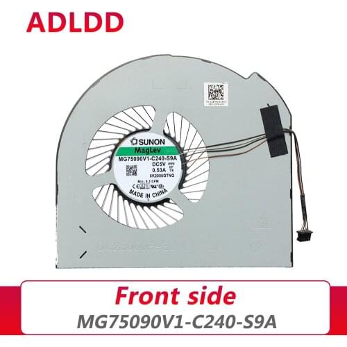 Laptop cpu gpu cooling fan cooler radiator for Dell Precsion 7750 M7750 MG75090V1-C240-S9A