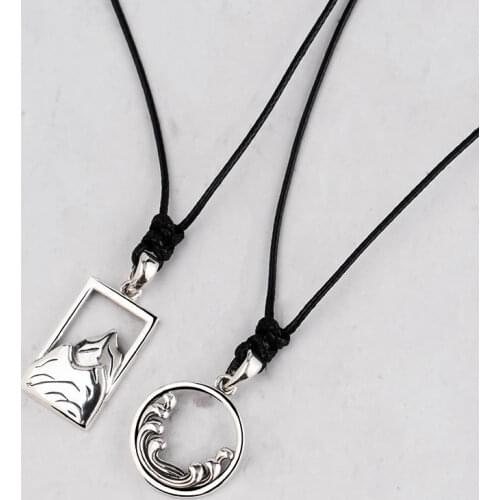 Mountain League oath pendant 925 sterling silver necklace for lovers High quality Jewelry