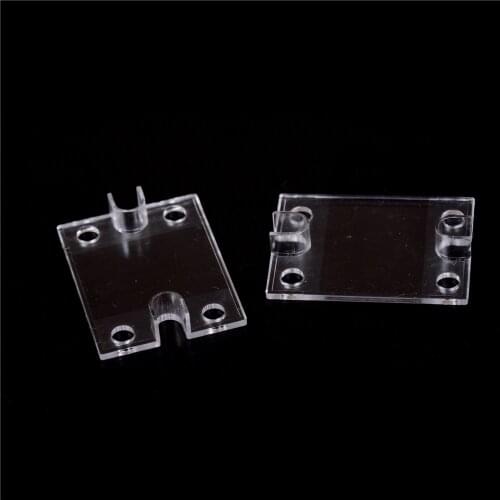 2 pcs SSR Clear Plastic Cover Safety Cover Case for Single Phase Solid State Relay