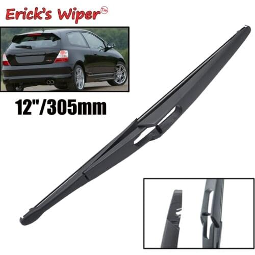 Ericks Wiper 12" Rear Wiper Blade For Honda Civic Hatchback MK7 2000 - 2005 Windshield Windscreen Rear Window