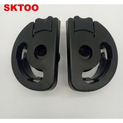 SKTOO A Pair New Front Left Right Armrest Bracket seat adjustment for Peugeot 307 Seat Armrest Plastic Mount Picasso Triumph 408