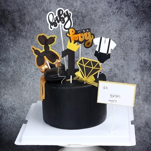 Dog Baking Cake Toppers Insert Flags Child Birthday Party Supplies Cake Decorative Tools Kids Supplies