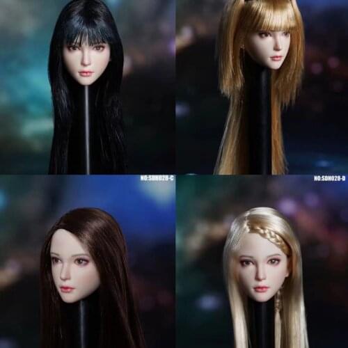 SUPER DUCK 1/6 SDH028 female head sculpture model fit 12 inch action figure body Pre-sale
