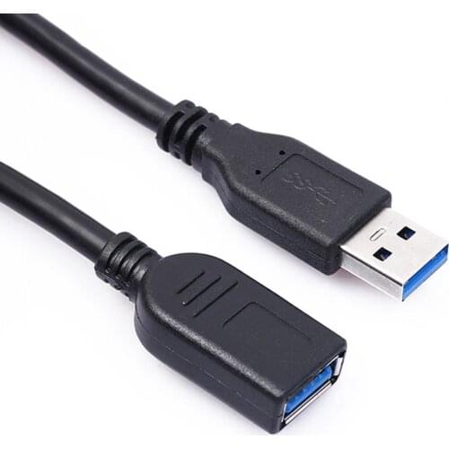 DOONJIEY USB 3.0 SuperSpeed male A to female A extension cable USB3-6MF-G black half pack 0.3M/0.5M/1M/1.5M/ 3M